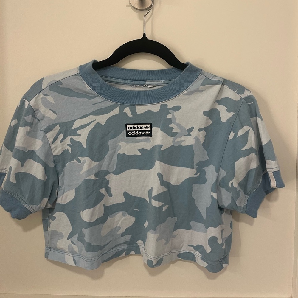 Adidas Camo Crop Top
